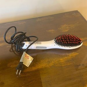 Quick N’ Straight Ceramic Heated Hair Straightening Brush W/ Digital Screen